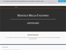 Tablet Screenshot of marcelofagundes.com.br